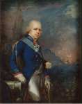 Portrait of Grand Prince Constantine Pavlovich against the Battle of Novi - Hermitage